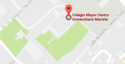 Mapa de localización del alojamiento C.U. Marista en Salamanca