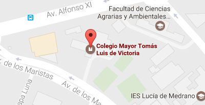 Mapa de localización del alojamiento Tomás Luis de Victoria en Salamanca