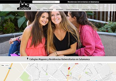 Web de Residencias Universitarias de Salamanca